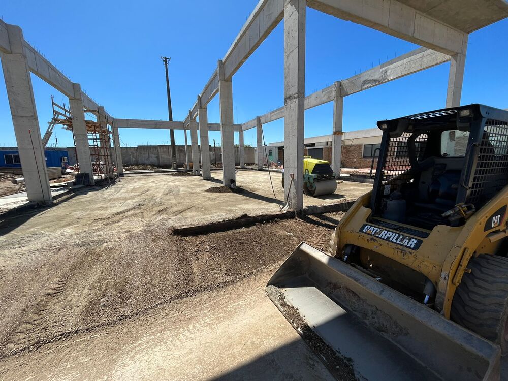 Platea para Futuro Hormigonado