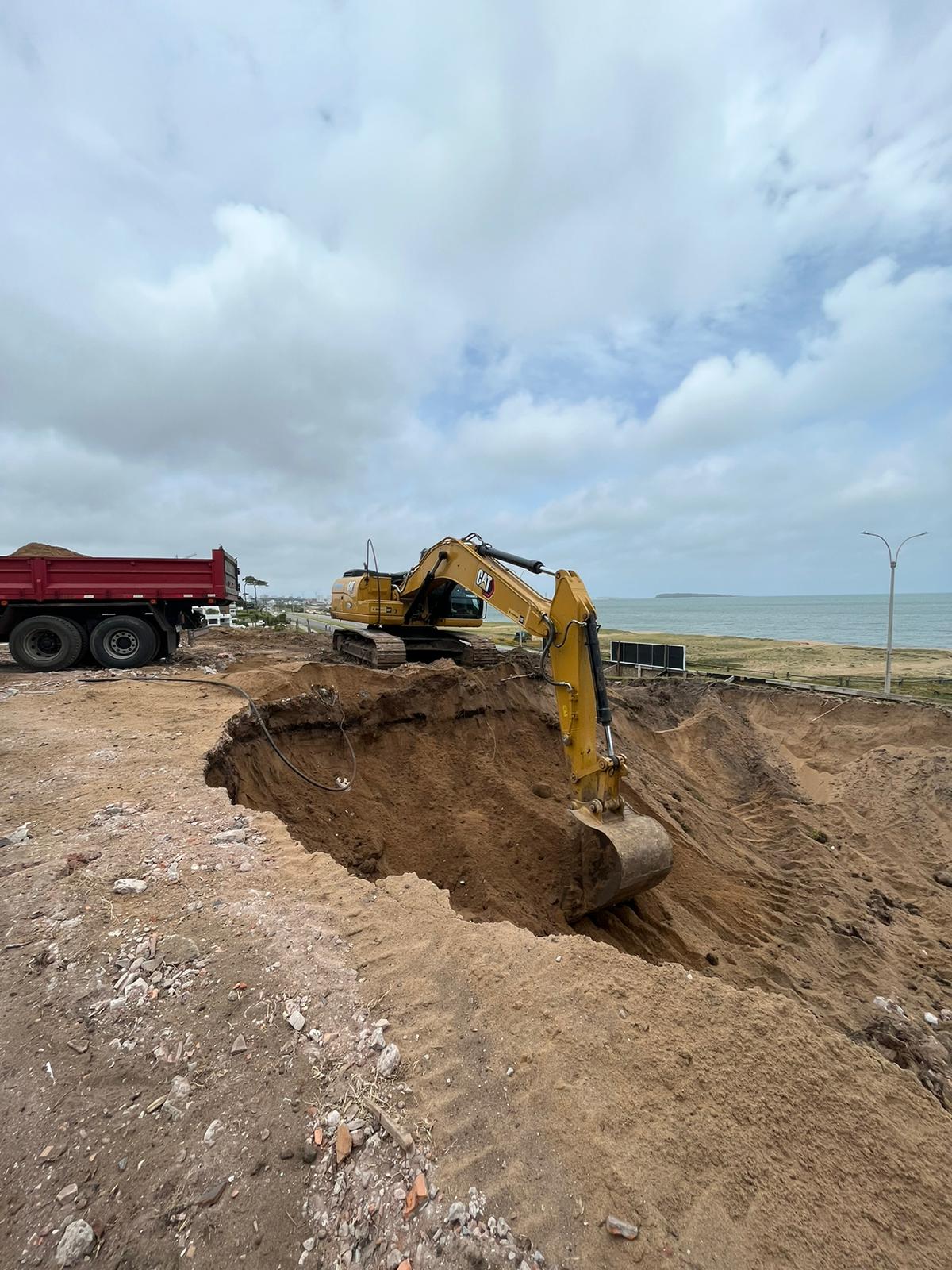 Excavación en arena